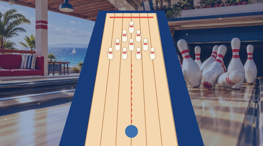 Boardwalk Bowl actual gameplay view 2